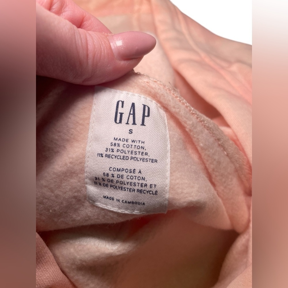Gap New Logo Tie-Dye Hoodie Peach Size Small - Picture 6 of 6